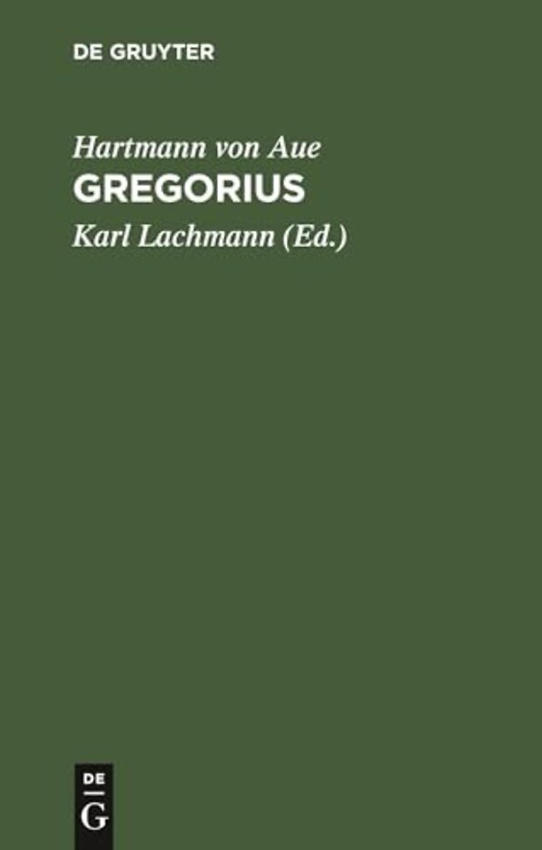 Gregorius – Eine Erzählung