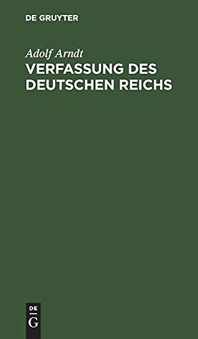 Verfassung des Deutschen Reichs – Mit Einleitung und Kommentar