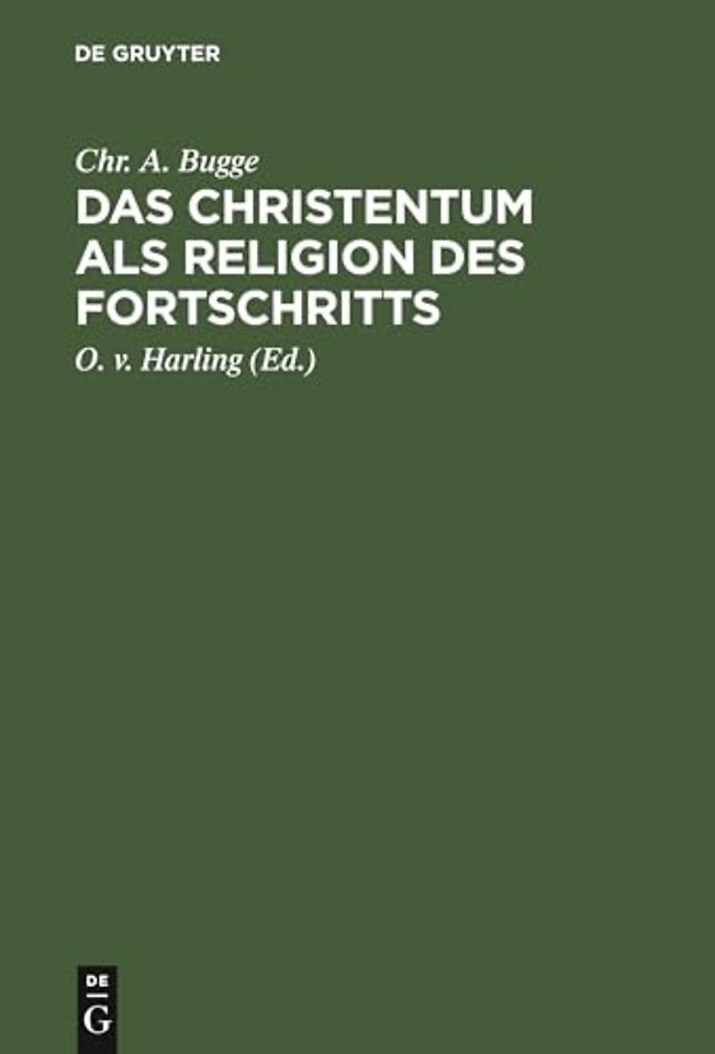 Das Christentum ALS Religion Des Fortschritts
