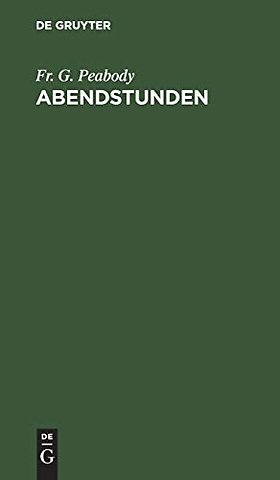 Abendstunden – Religiöse Betrachtungen