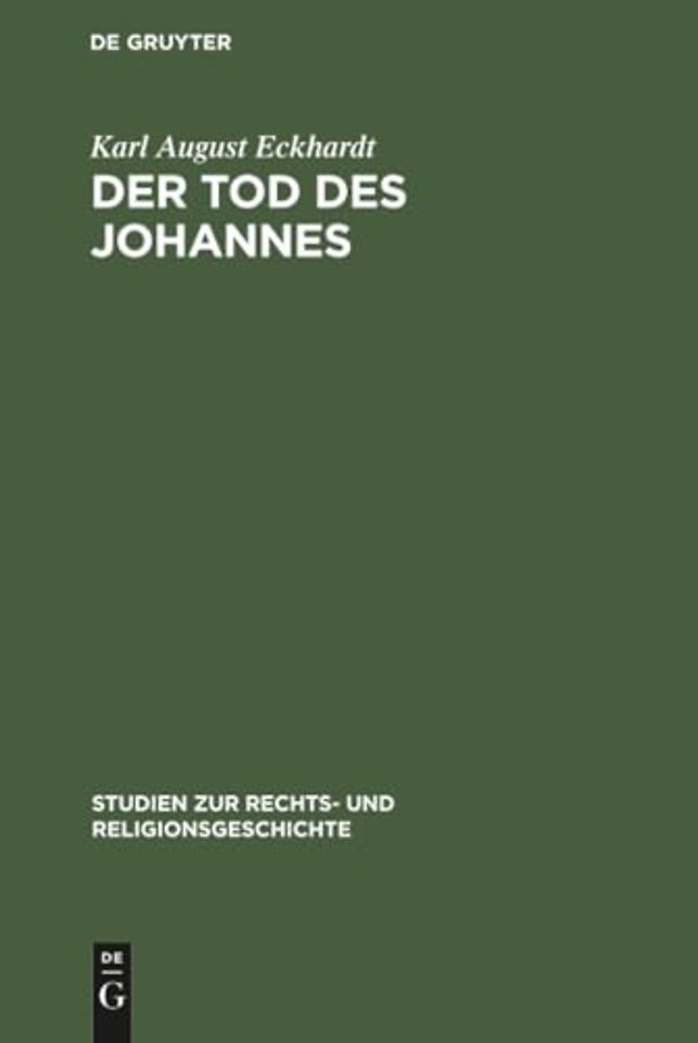 Der Tod des Johannes
