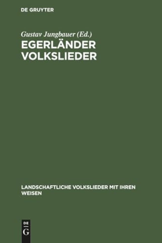 Egerlander Volkslieder