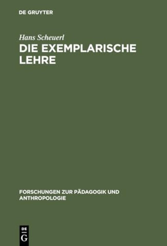 Die exemplarische Lehre – Sinn und Grenzen eines didaktischen Prinzips