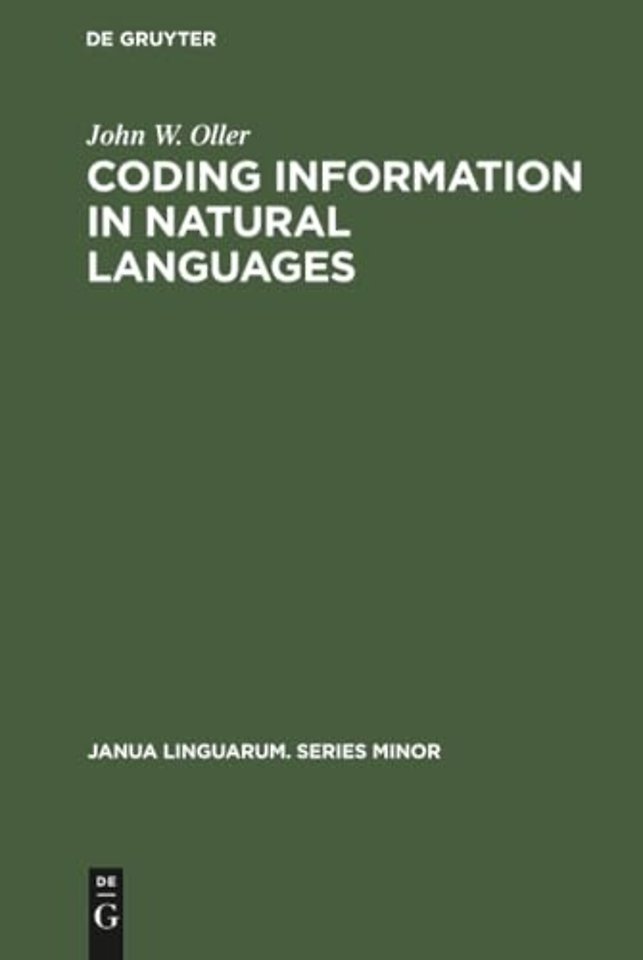 Coding information in natural languages