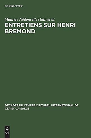 Entretiens sur Henri Bremond