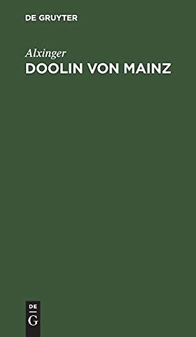 Doolin von Mainz – Ein Rittergedicht in 10 Gesängen