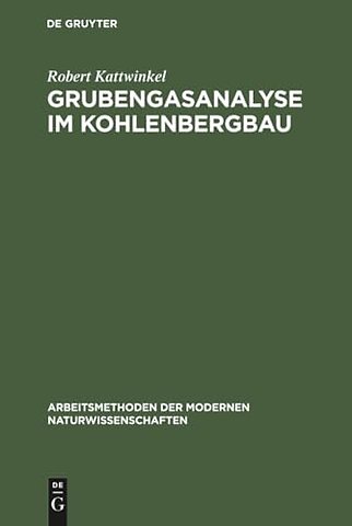 Grubengasanalyse im Kohlenbergbau