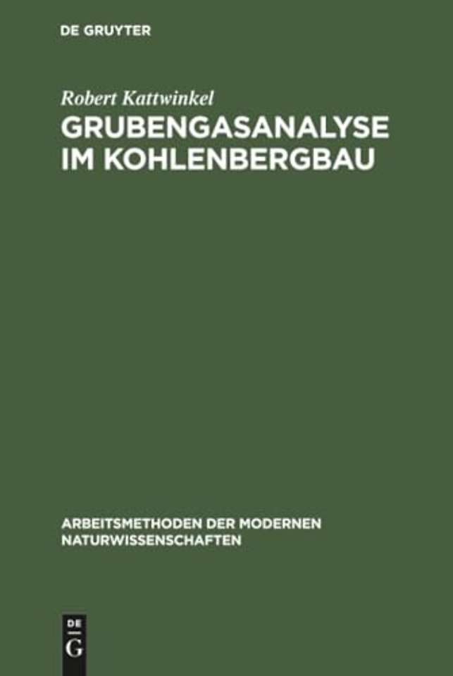 Grubengasanalyse im Kohlenbergbau