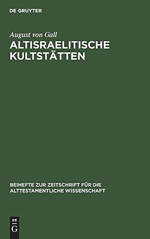 Altisraelitische Kultstätten