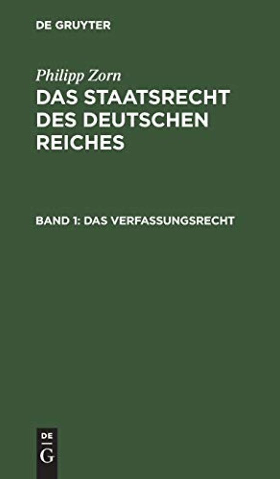 Das Verfassungsrecht