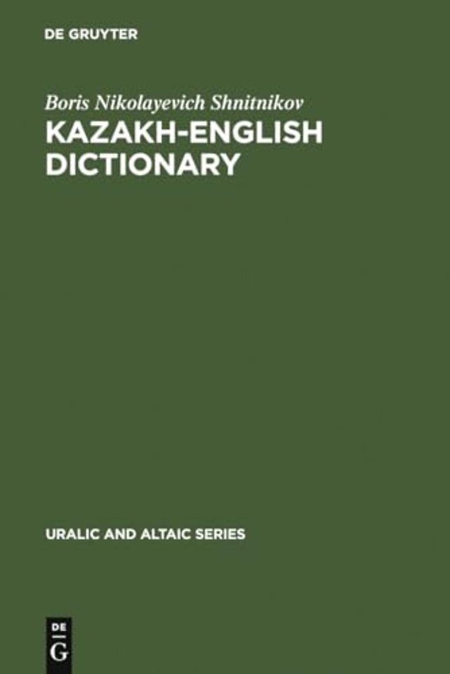 Kazakh-English dictionary