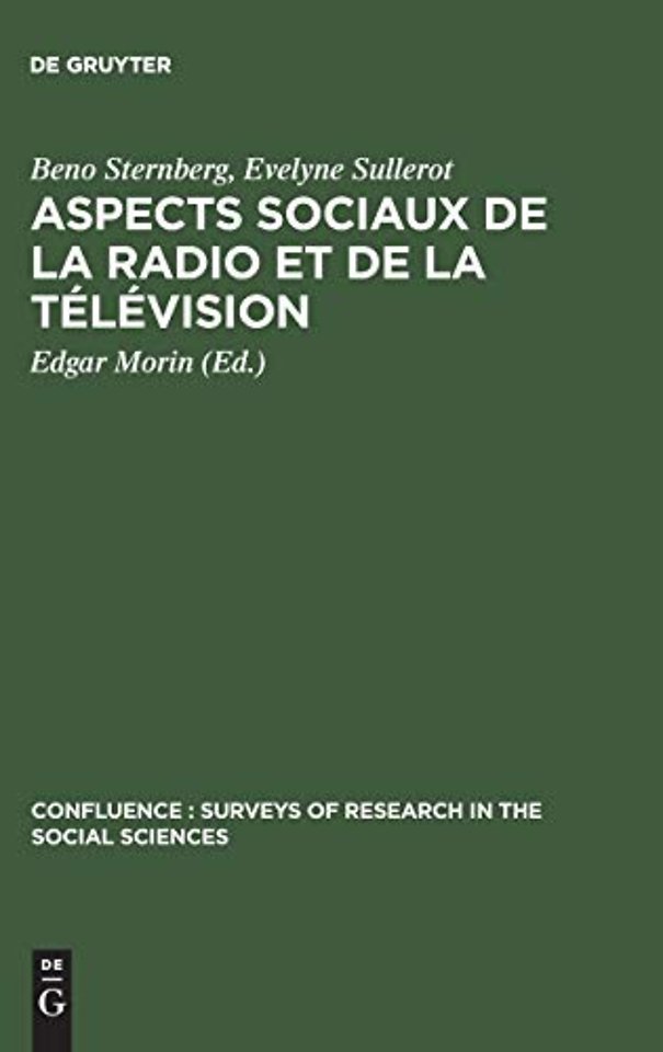 Aspects sociaux de la radio et de la television