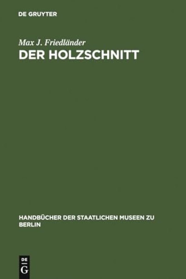 Der Holzschnitt