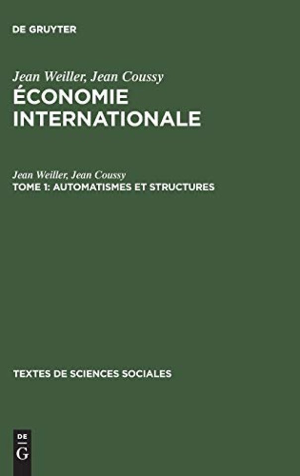 Automatismes et structures – (Faits, théorie et politiques)