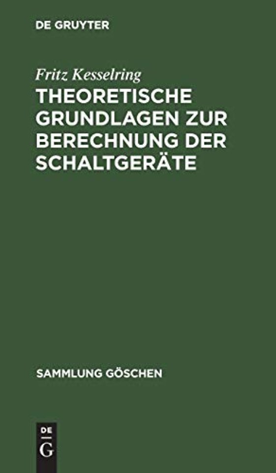 Theoretische Grundlagen zur Berechnung der Schaltgeräte