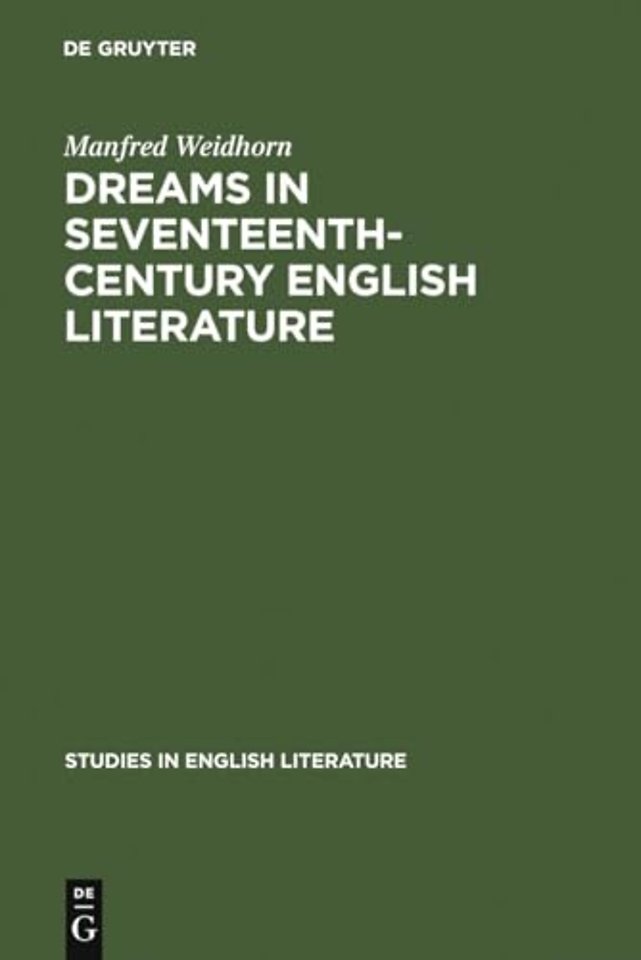 Dreams in seventeenth–century English literature