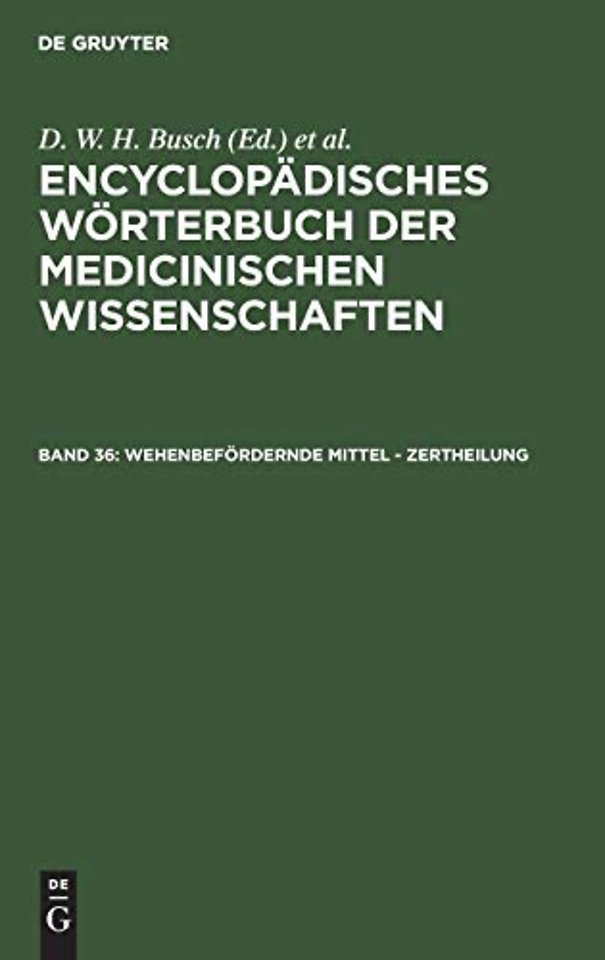 Wehenbefördernde Mittel – Zertheilung
