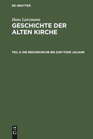 Die Reichskirche bis zum Tode Julians