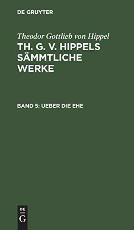 Ueber die Ehe