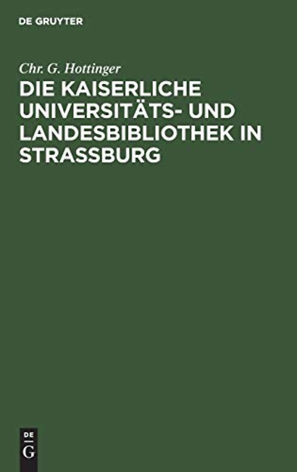 Die kaiserliche Universitäts– und Landesbiblioth – Ein Vortrag