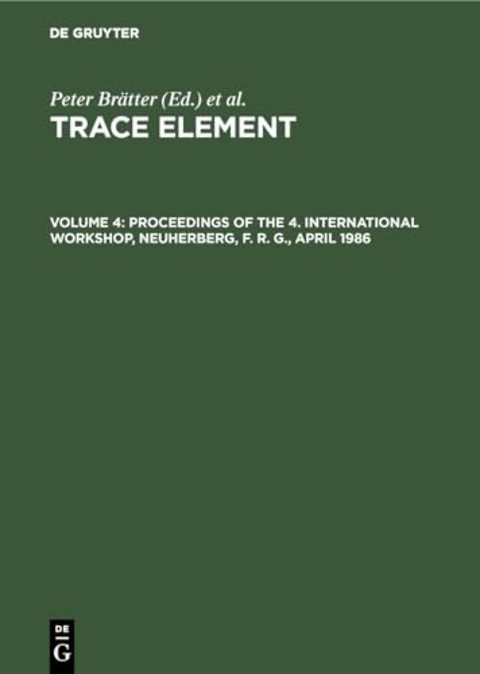 Proceedings of the 4. International Workshop, Neuherberg, F. R. G., April 1986