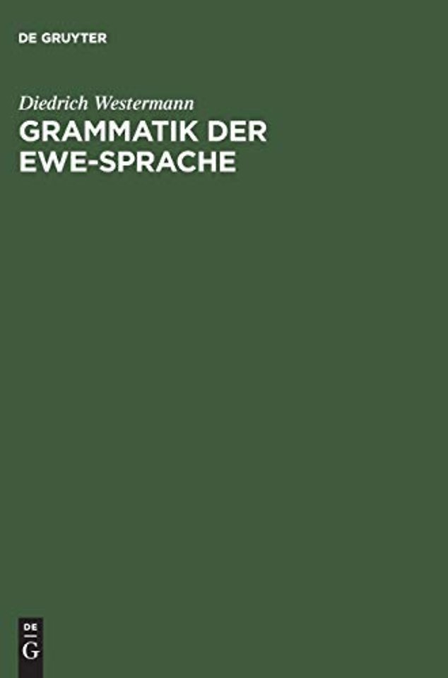Grammatik der Ewe–Sprache