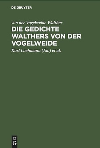 Die Gedichte Walthers von der Vogelweide