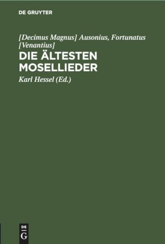 Die Altesten Mosellieder