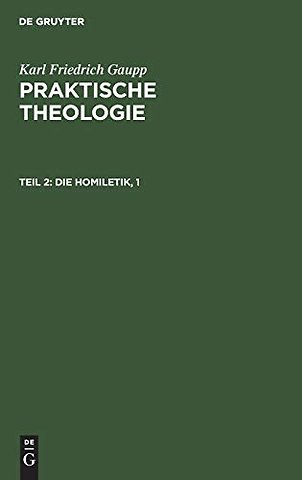 Die Homiletik, 1
