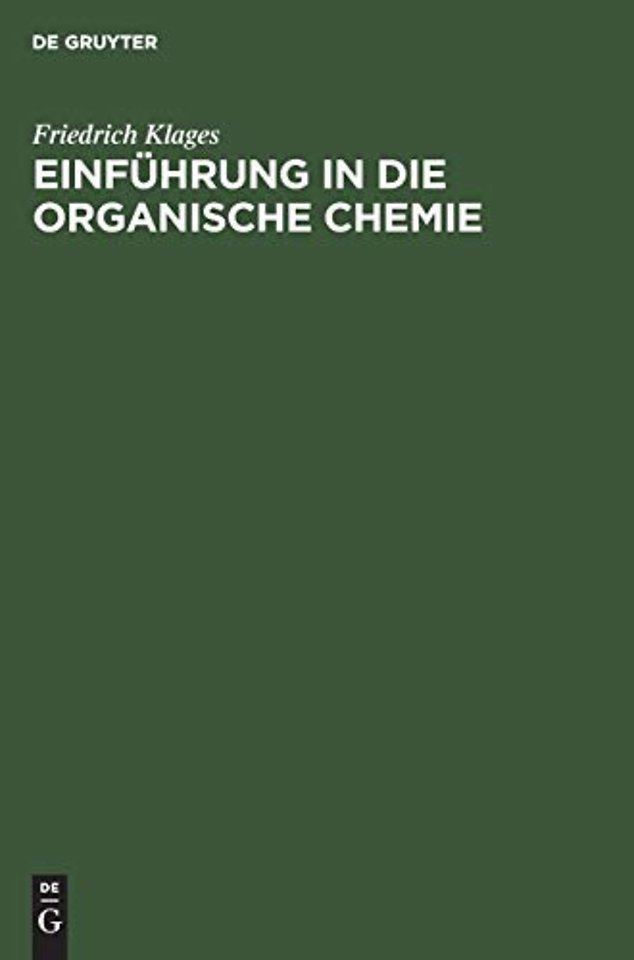 Einführung in die organische Chemie