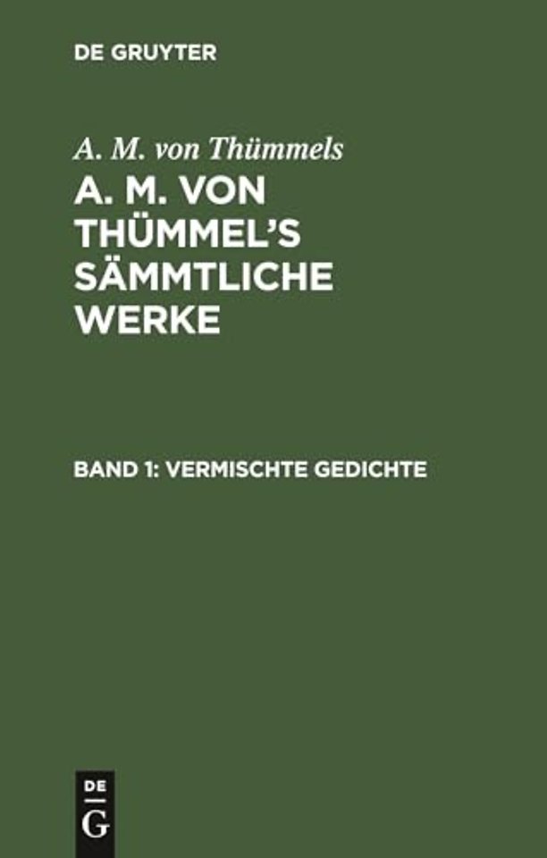 Vermischte Gedichte