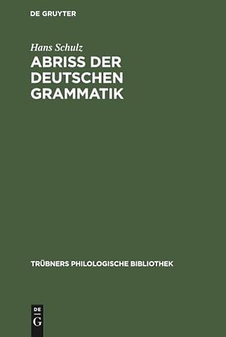 Abriss der deutschen Grammatik