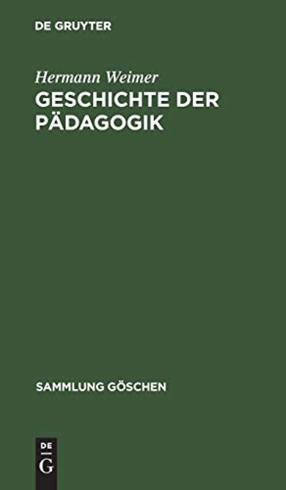 Geschichte der Pädagogik