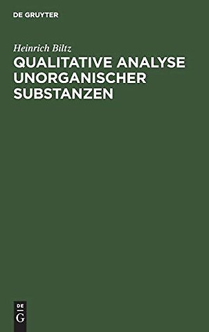 Qualitative Analyse anorganischer Substanzen
