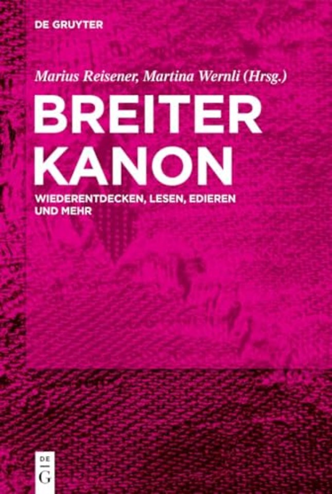 BreiterKanon – Wiederentdecken, Lesen, Edieren und mehr