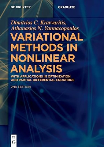 Variational Methods in Nonlinear Analysis – Optimization and Partial Differential Equations Applications