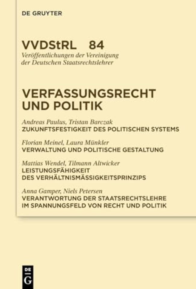 Verfassungsrecht und Politik