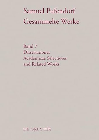 Dissertationes Academicae Selectiores and Related Works
