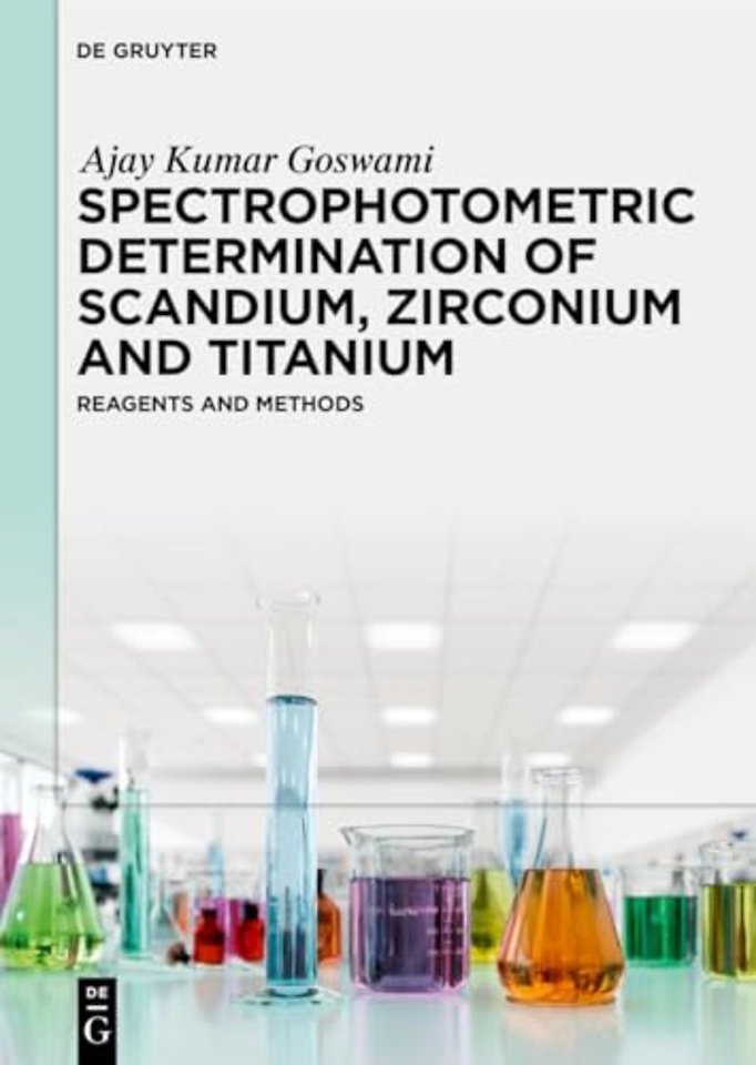 Spectrophotometric Determination of Scandium, Zi – Reagents and Methods
