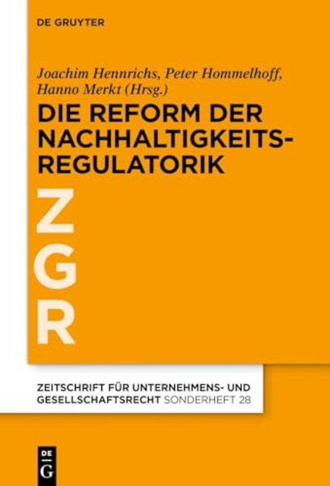 Zur Revision der EU–Nachhaltigkeitsregulatorik