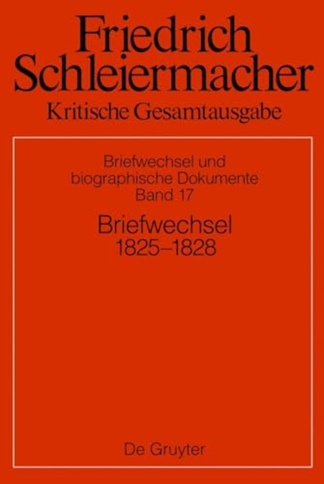 Briefwechsel 1825–1828 – Briefe 5774–6387