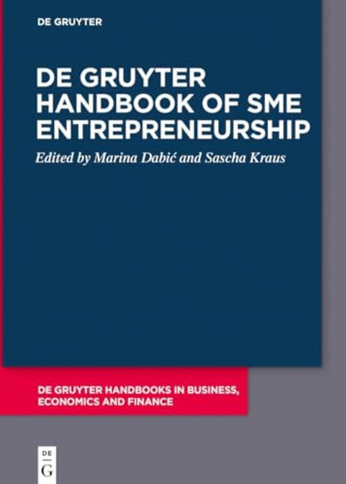 De Gruyter Handbook of SME Entrepreneurship