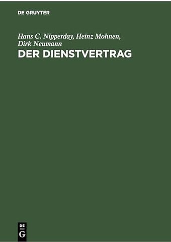 Der Dienstvertrag