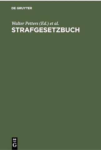Strafgesetzbuch