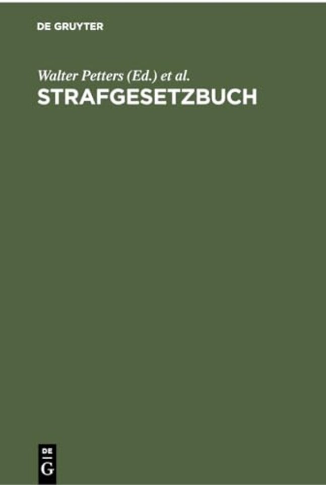 Strafgesetzbuch