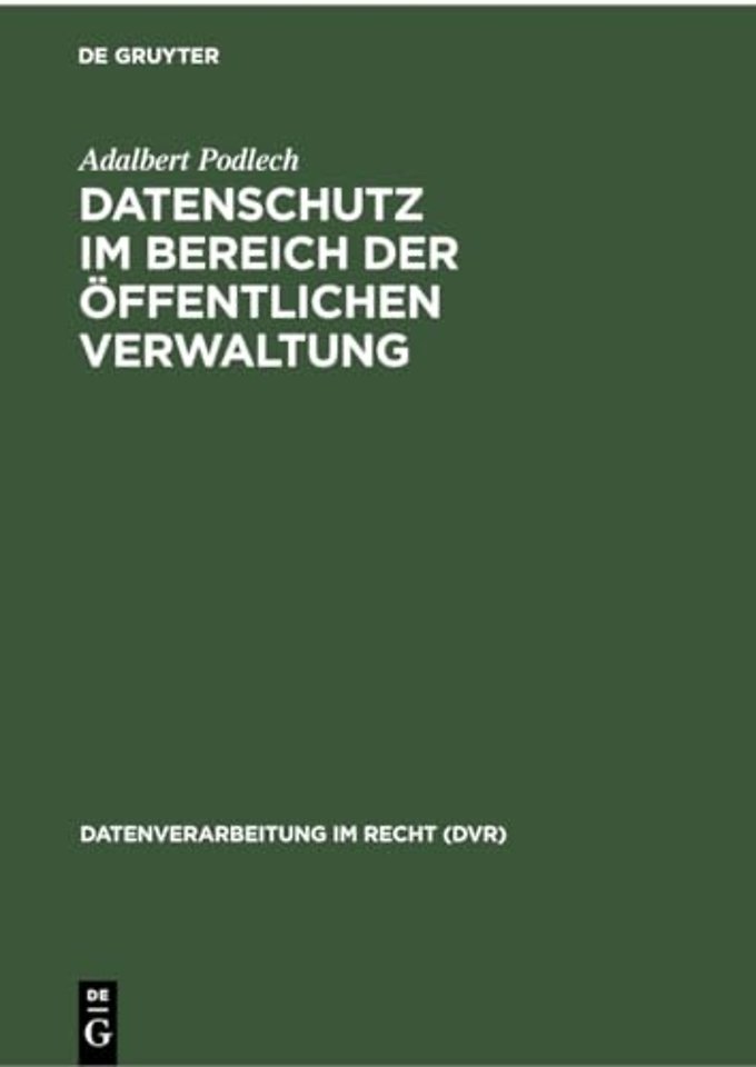 Datenschutz im Bereich der öffentlichen Verwaltu – Entwürfe eines Gesetzes zur Änderung des Grundgesetzes (Art. 75 GG) zur Einführung einer Ra