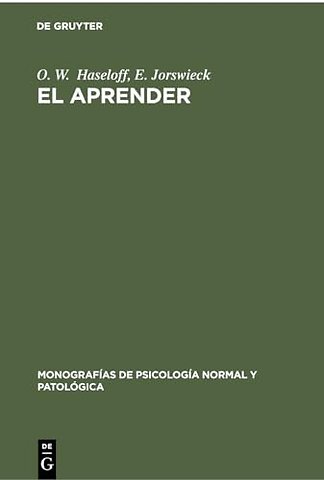 El aprender – Psicología de aprendizaje