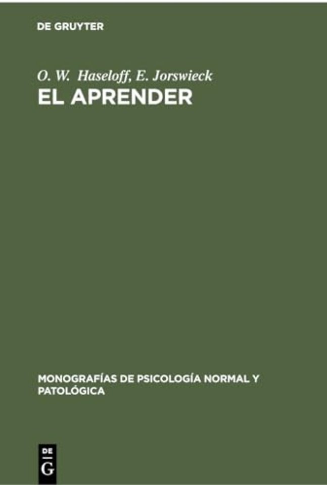 El aprender – Psicología de aprendizaje