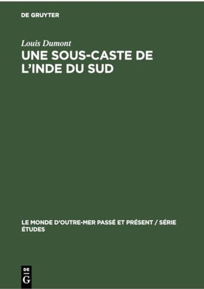 Une Sous-Caste de l'Inde Du Sud