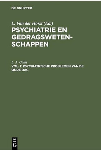 Psychiatrische problemen van de oude dag – Een orienterend klinisch onderzoek